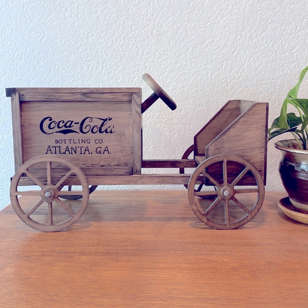 Vintage Coca-Cola Limited Edition Wooden Kirby Car
